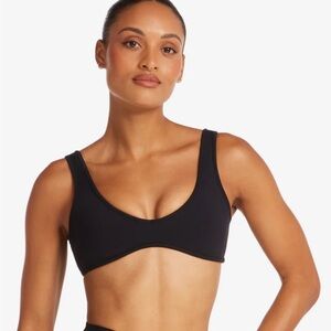 CSB Serenity Crop Sports bra - midnightght charcoal - large